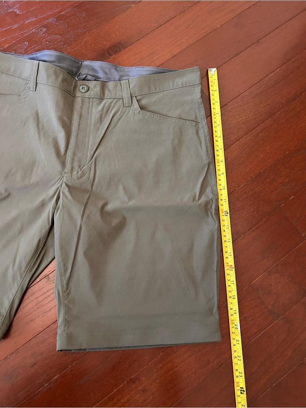 NWT Eddie Bauer Men's Convertible Tech Pants to shorts 40x32 olive green UPF50+ - Picture 5 of 12